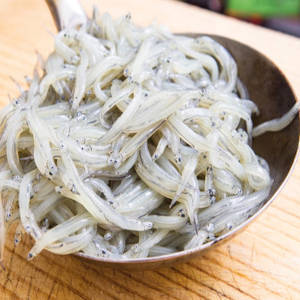 A bowl of organic whitebait